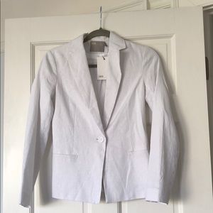 NWT ASOS white linen blazer